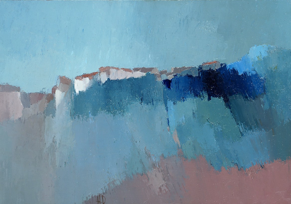 Apres la pluie - Huile sur toile - 55 x 38 cm (2000)