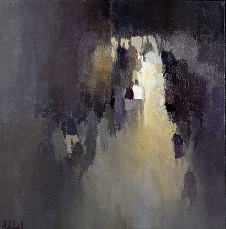 Derniere boutique ouverte - Huile sur toile - 60 x 60 cm (2004)