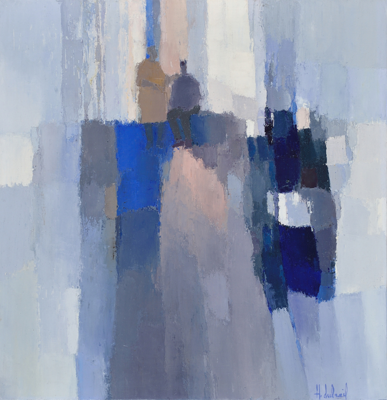 Pluviose - Huile sur toile - 60x60cm - 2009