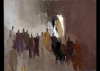 L'Homme tout seul - Huile sur toile - 35 x 27 cm - 2004