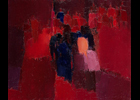 Les Spectateurs - Huile - 46x38 cm - 2001