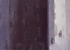 Seul dans la grande ville... ou presque - 100 x 50 cm - 2006